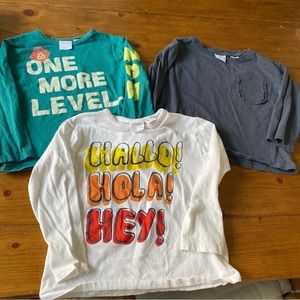 Zara kids long sleeve shirts